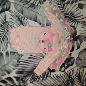 NWT 5 piece long sleeve body suit